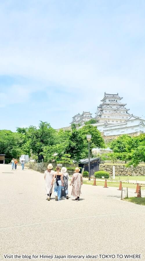 see himeji castle from outside